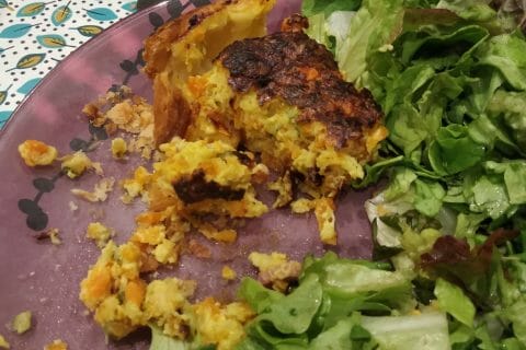 Cliquez pour zoomer ! Tarte courgettes et carottes Thermomix par nathalie_332