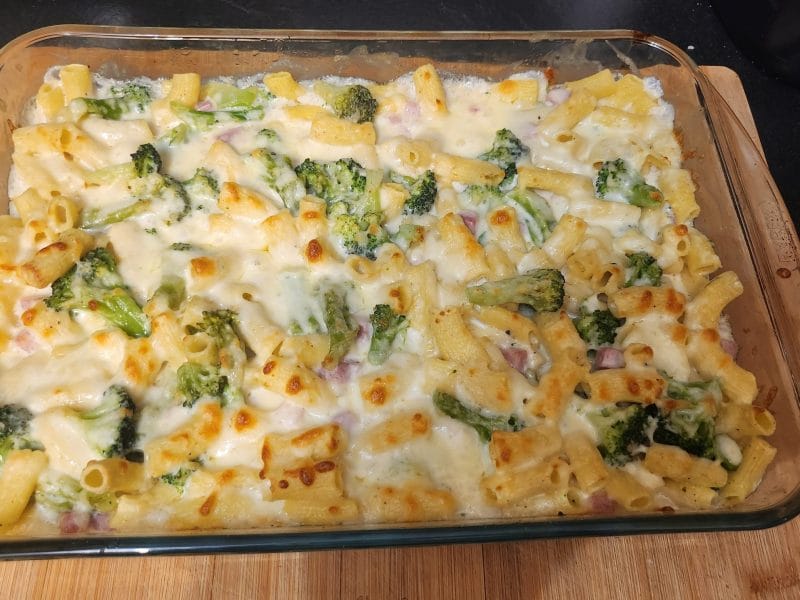 Cliquez pour zoomer ! Gratin de pâtes au brocoli Thermomix par modelyne