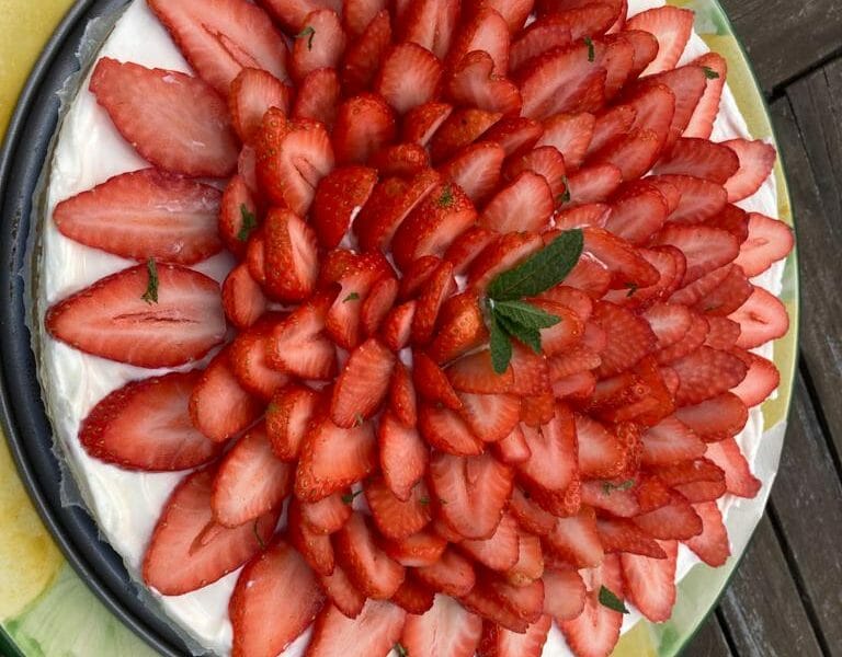 Cliquez pour zoomer ! Tarte aux fraises sans cuisson Thermomix par cecilou79