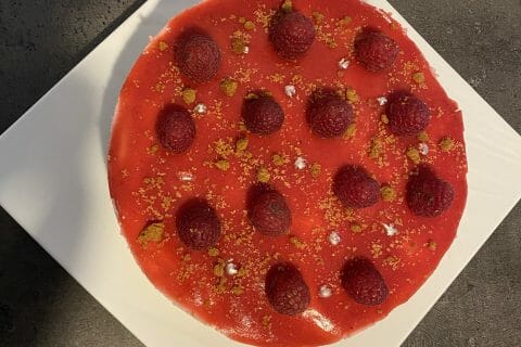 Cliquez pour zoomer ! Bavarois aux framboises Thermomix par elodiemts