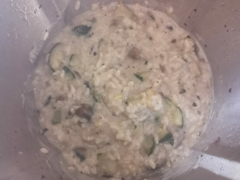 Cliquez pour zoomer ! Risotto champignons et courgettes Thermomix par xmen17
