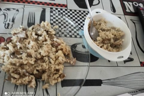 Cliquez pour zoomer ! Risotto poulet et champignons Thermomix par mims_4