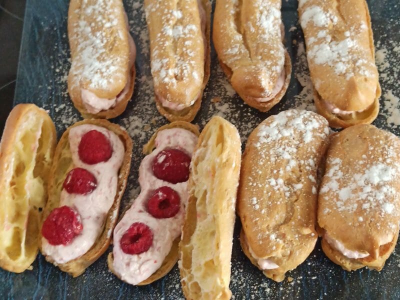 Cliquez pour zoomer ! Éclairs fraises chantilly Thermomix par mims_4