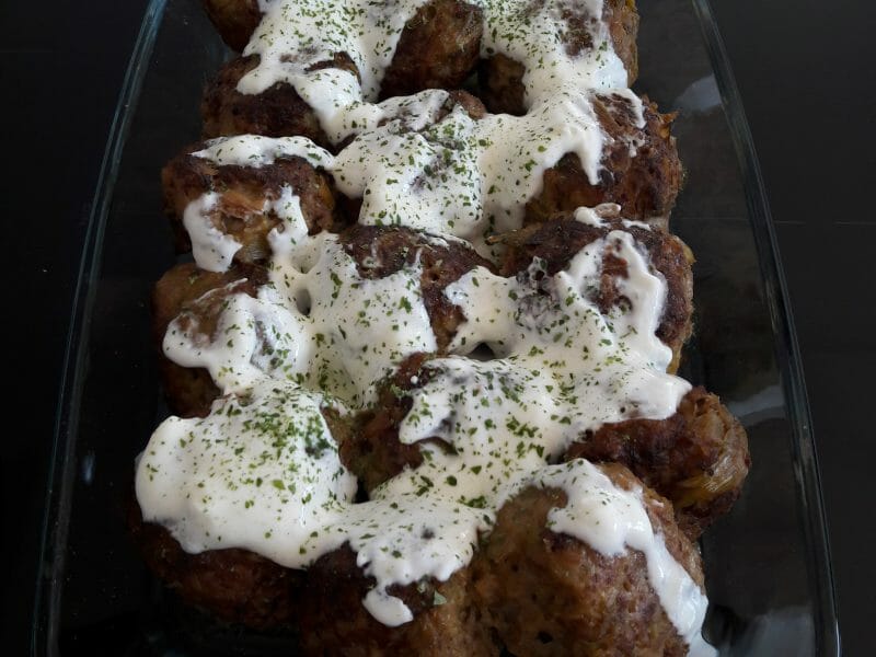 Cliquez pour zoomer ! Boulettes de poireau et boeuf citronné Thermomix par sampupu