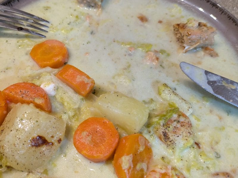 Cliquez pour zoomer ! Potée carottes, chou-rave et saucisses Thermomix par isabelle_234