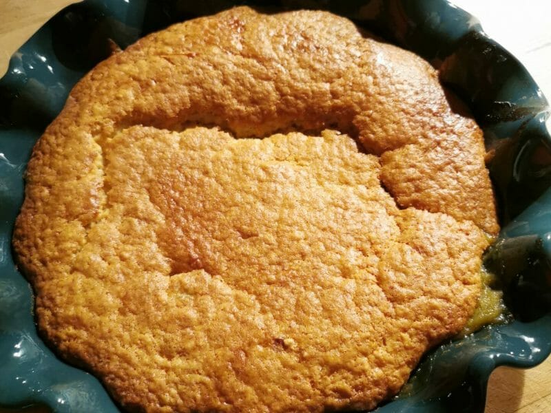 Cliquez pour zoomer ! Cobbler à la rhubarbe Thermomix par chloe_171