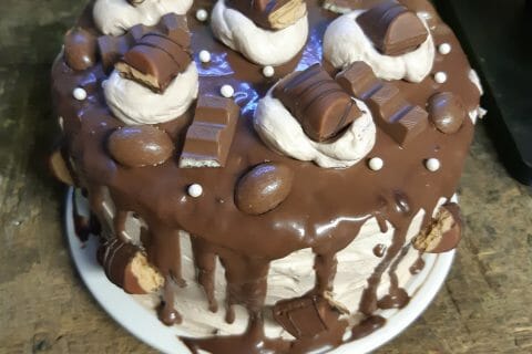 Cliquez pour zoomer ! Layer cake Kinder Bueno Thermomix par milbulmatt