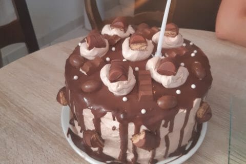Cliquez pour zoomer ! Layer cake Kinder Bueno Thermomix par milbulmatt