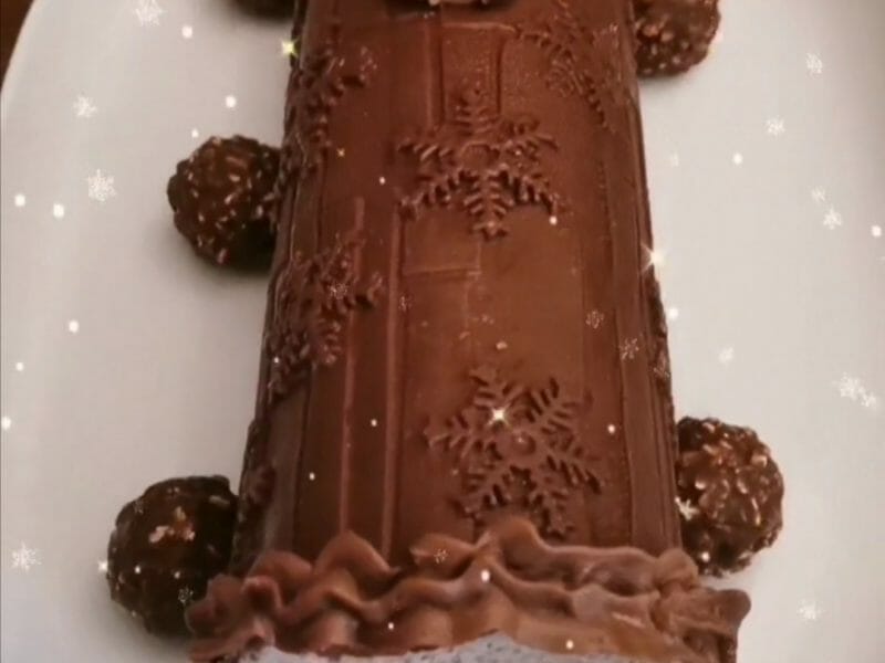 Cliquez pour zoomer ! Bûche Ferrero Rocher Thermomix par chouchou6