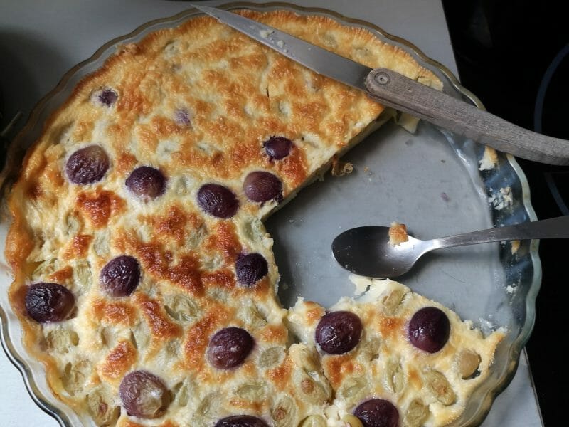 Clafoutis Aux Raisins Frais Au Thermomix Cookomix