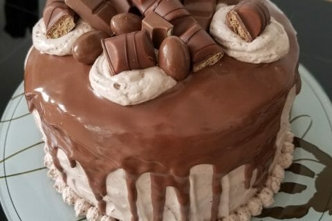 Cliquez pour zoomer ! Layer cake Kinder Bueno Thermomix par Elodie22