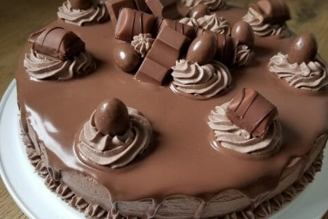 Cliquez pour zoomer ! Layer cake Kinder Bueno Thermomix par Elodie22
