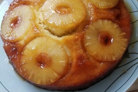 Cliquez pour zoomer ! Gâteau renversé à l’ananas Thermomix par Elodie22