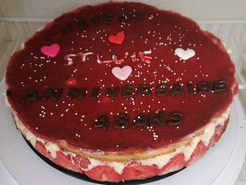 Cliquez pour zoomer ! Fraisier Thermomix par kas