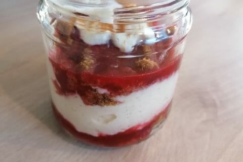 Cliquez pour zoomer ! Tiramisu aux framboises et spéculoos Thermomix par kas