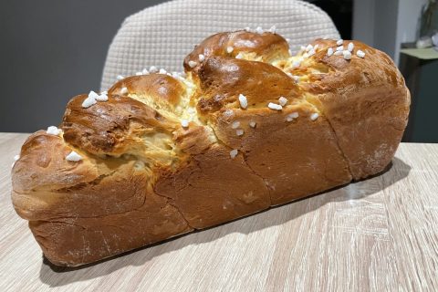 Cliquez pour zoomer ! Brioche mascarpone et fruits confits Thermomix par emeline_66