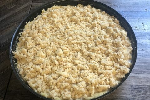 Cliquez pour zoomer ! Tarte aux pommes façon crumble Thermomix par Elnablue