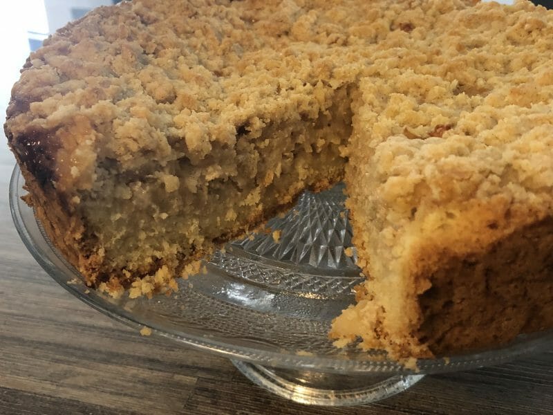 Cliquez pour zoomer ! Tarte aux pommes façon crumble Thermomix par Elnablue