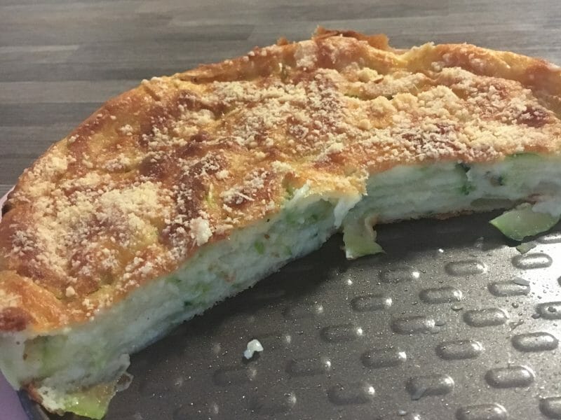 Cliquez pour zoomer ! Gâteau invisible aux courgettes Thermomix par Elnablue