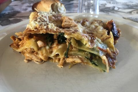 Cliquez pour zoomer ! Lasagnes au poulet et aux épinards Thermomix par tiffanixx
