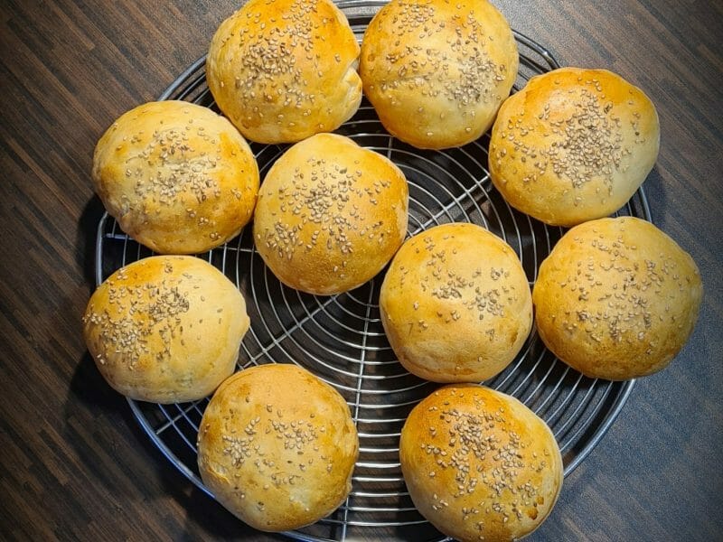 Cliquez pour zoomer ! Pains hamburger Thermomix par vicali