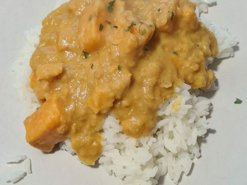 Cliquez pour zoomer ! Dhal de patate douce et de lentilles corail Thermomix par vicali