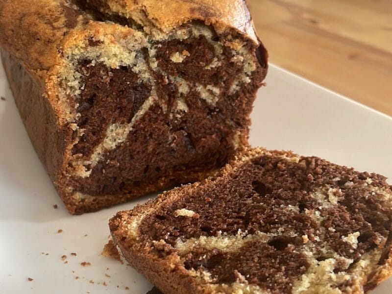 Cliquez pour zoomer ! Marbré au chocolat Thermomix par Nelly84