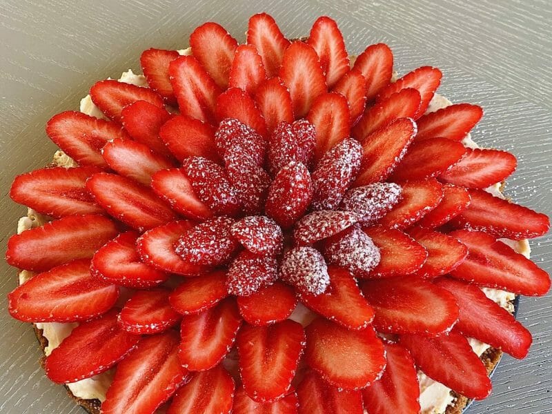 Cliquez pour zoomer ! Tarte aux fraises sans cuisson Thermomix par celia_68