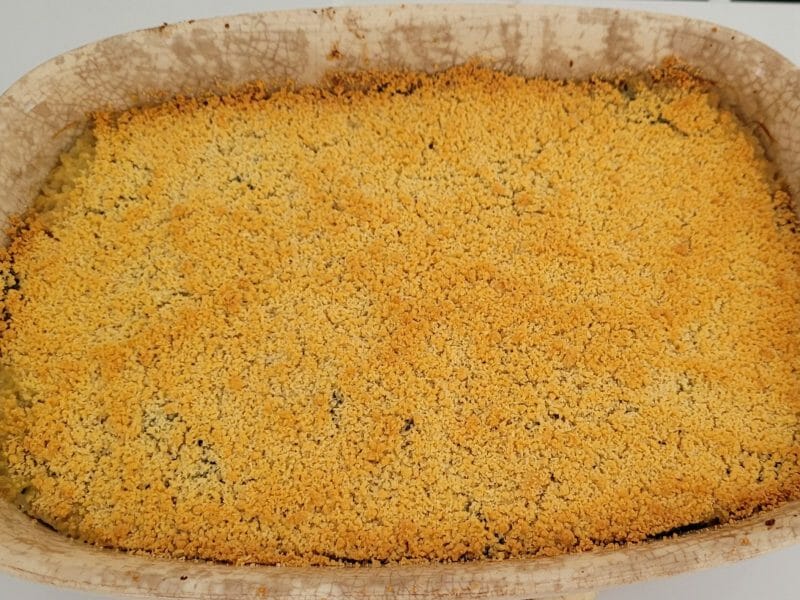 Cliquez pour zoomer ! Crumble poulet, courgettes et parmesan Thermomix par murielle75