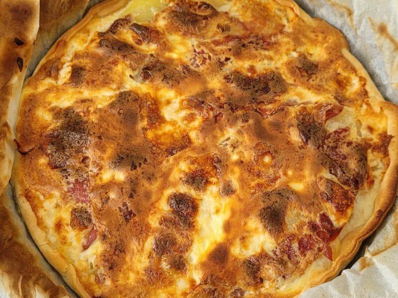 Cliquez pour zoomer ! Tarte gorgonzola et jambon de Parme Thermomix par murielle75