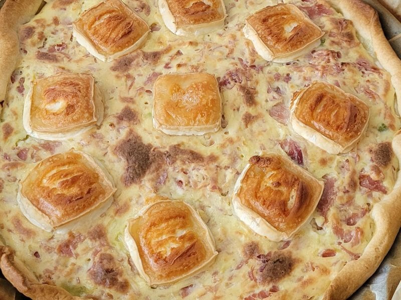 Cliquez pour zoomer ! Tarte courgette, jambon & chèvre Thermomix par murielle75