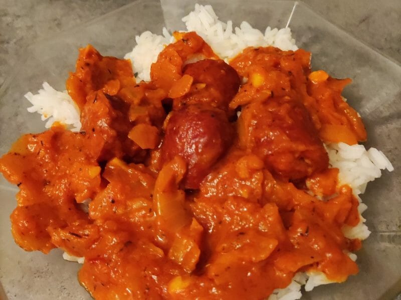 Cliquez pour zoomer ! Rougail saucisse Thermomix par Kapriss
