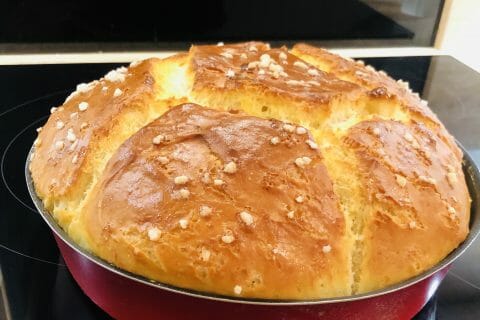 Cliquez pour zoomer ! Brioche tressée à la mie filante Thermomix par laura_393