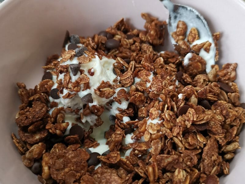 Cliquez pour zoomer ! Granola au chocolat Thermomix par manoucallie