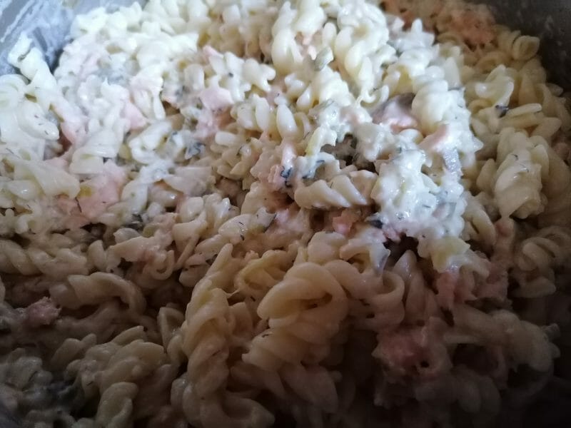 Cliquez pour zoomer ! Spaghettis au saumon fumé Thermomix par sandrine_371