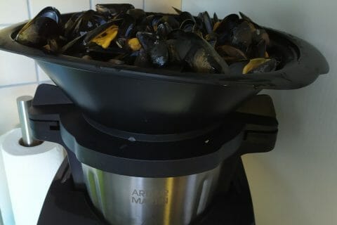 Cliquez pour zoomer ! Moules sauce au roquefort Thermomix par fred5670