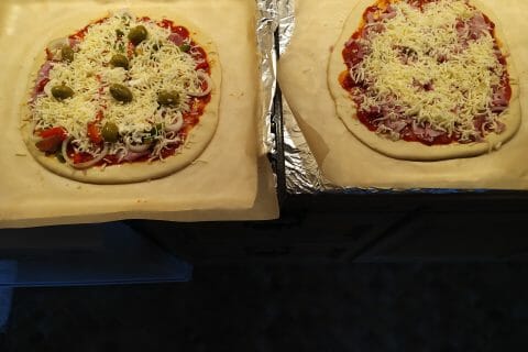 Cliquez pour zoomer ! Pizza capricciosa Thermomix par fred5670