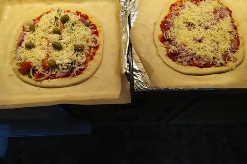 Cliquez pour zoomer ! Pizza capricciosa Thermomix par fred5670