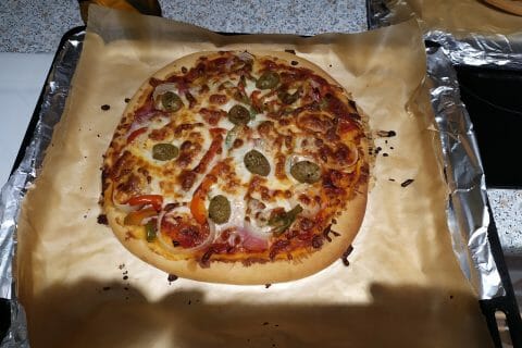 Cliquez pour zoomer ! Pizza capricciosa Thermomix par fred5670