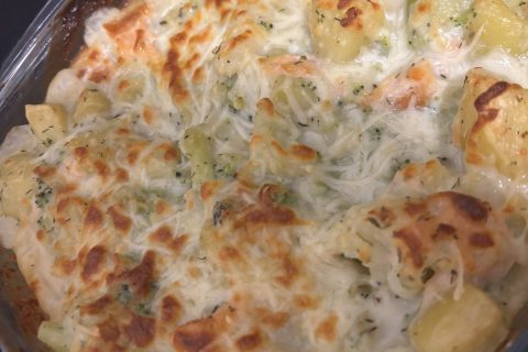 Cliquez pour zoomer ! Gratin de pommes de terre et brocolis Thermomix par maurinehrz