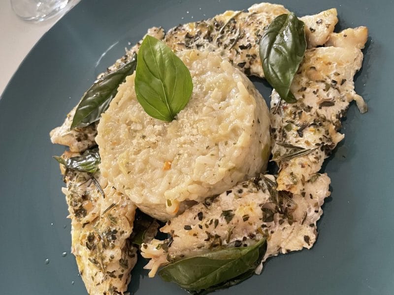 Cliquez pour zoomer ! Risotto champignons et courgettes Thermomix par maurinehrz