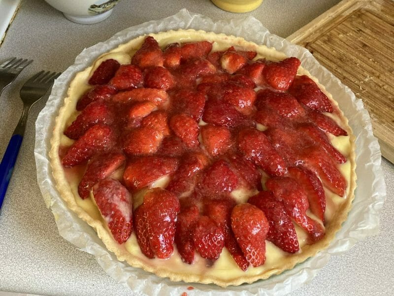 Cliquez pour zoomer ! Tarte aux fraises Thermomix par chaumette