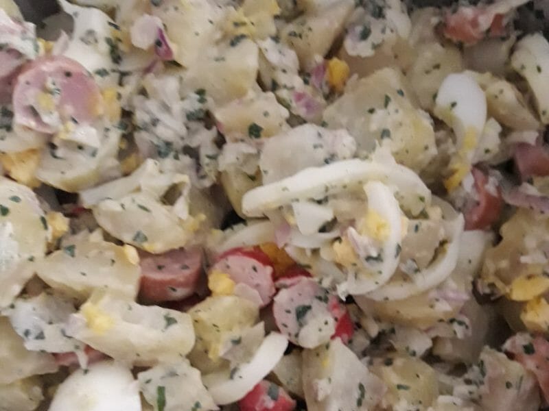 Cliquez pour zoomer ! Salade strasbourgeoise Thermomix par celmata21