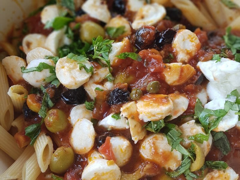 Cliquez pour zoomer ! Penne alla puttanesca Thermomix par vitamine30