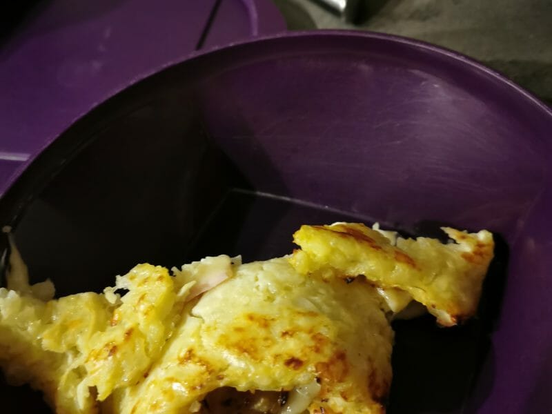 Cliquez pour zoomer ! Roulé de pommes de terre, jambon et reblochon Thermomix par boudou_47