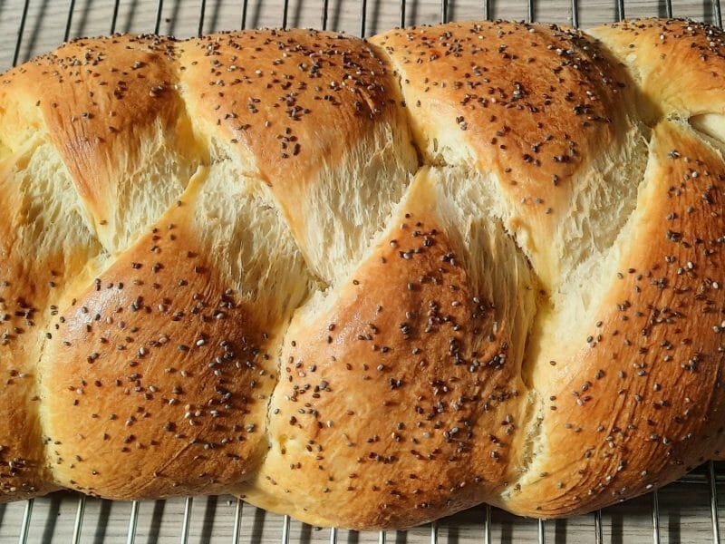 Cliquez pour zoomer ! Hallah – Pain brioché juif Thermomix par Anious