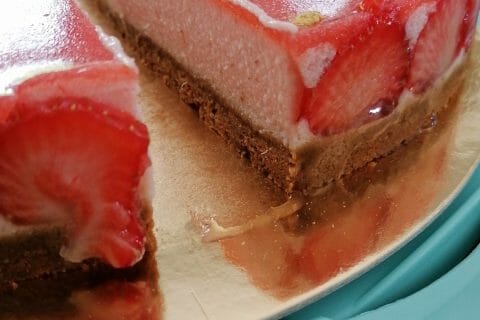 Cliquez pour zoomer ! Bavarois aux fraises Thermomix par ggeoris84386