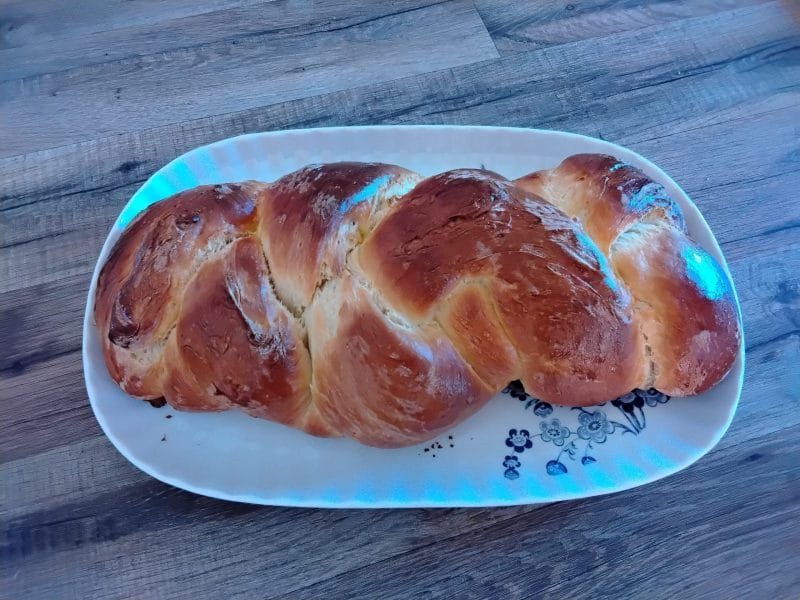 Cliquez pour zoomer ! Brioche tressée à la mie filante Thermomix par Alox
