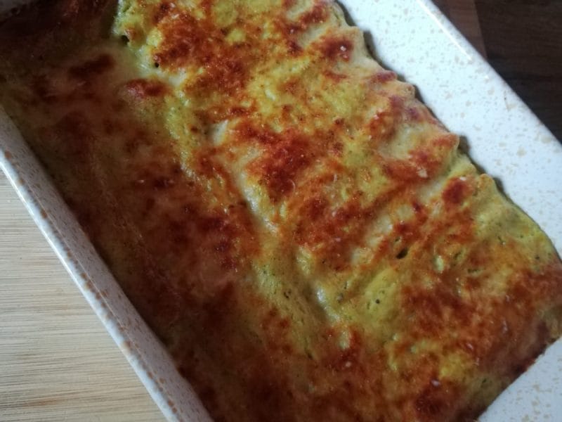 Cliquez pour zoomer ! Cannelloni au thon et à la crème de courgettes Thermomix par Alox