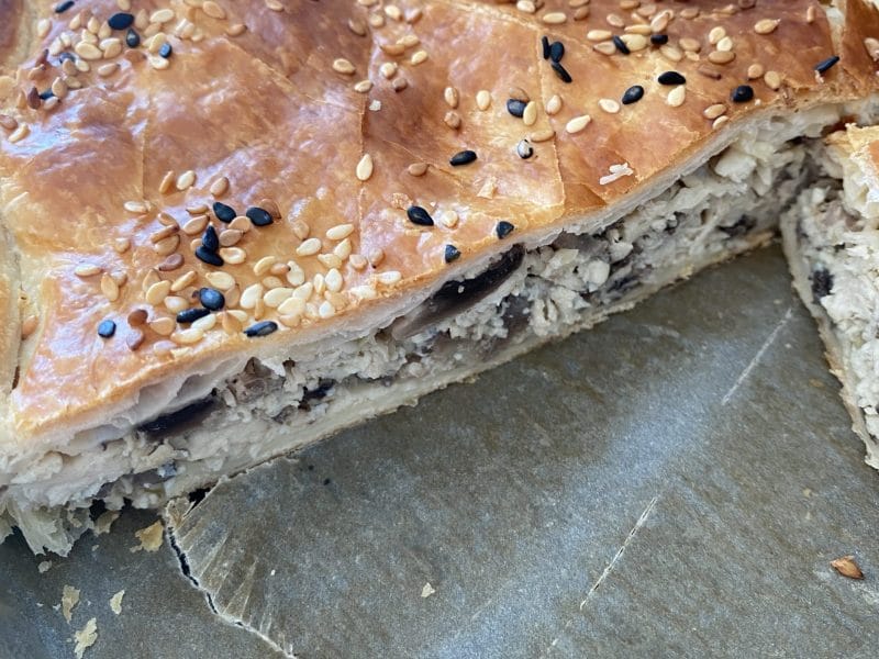 Cliquez pour zoomer ! Tourte au poulet et aux champignons Thermomix par manon_brns